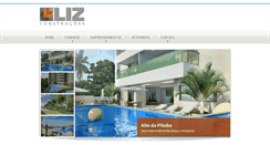 Desktop Screenshot of lizconstrucoes.com.br